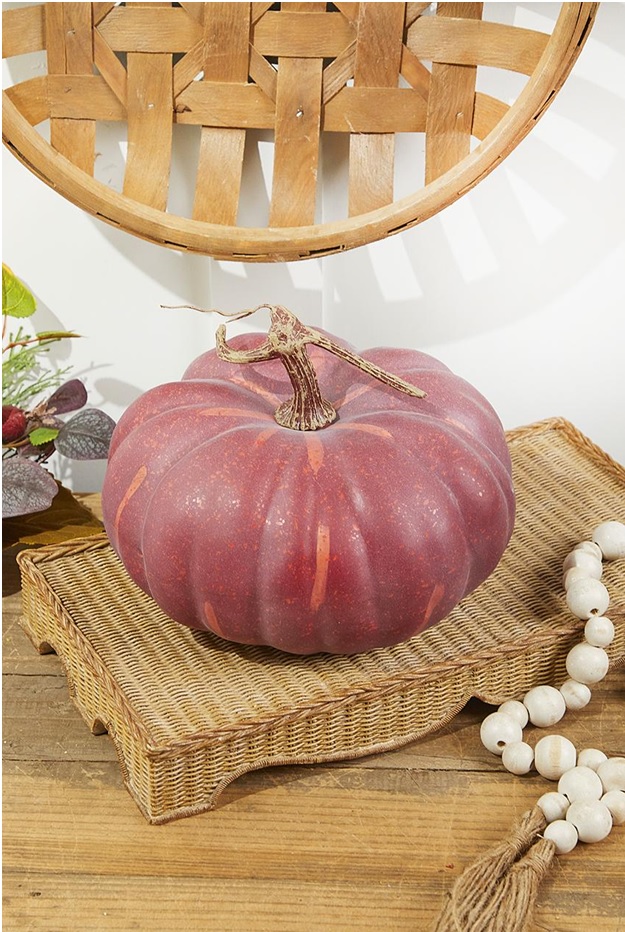 autumn decor pumpkin purple