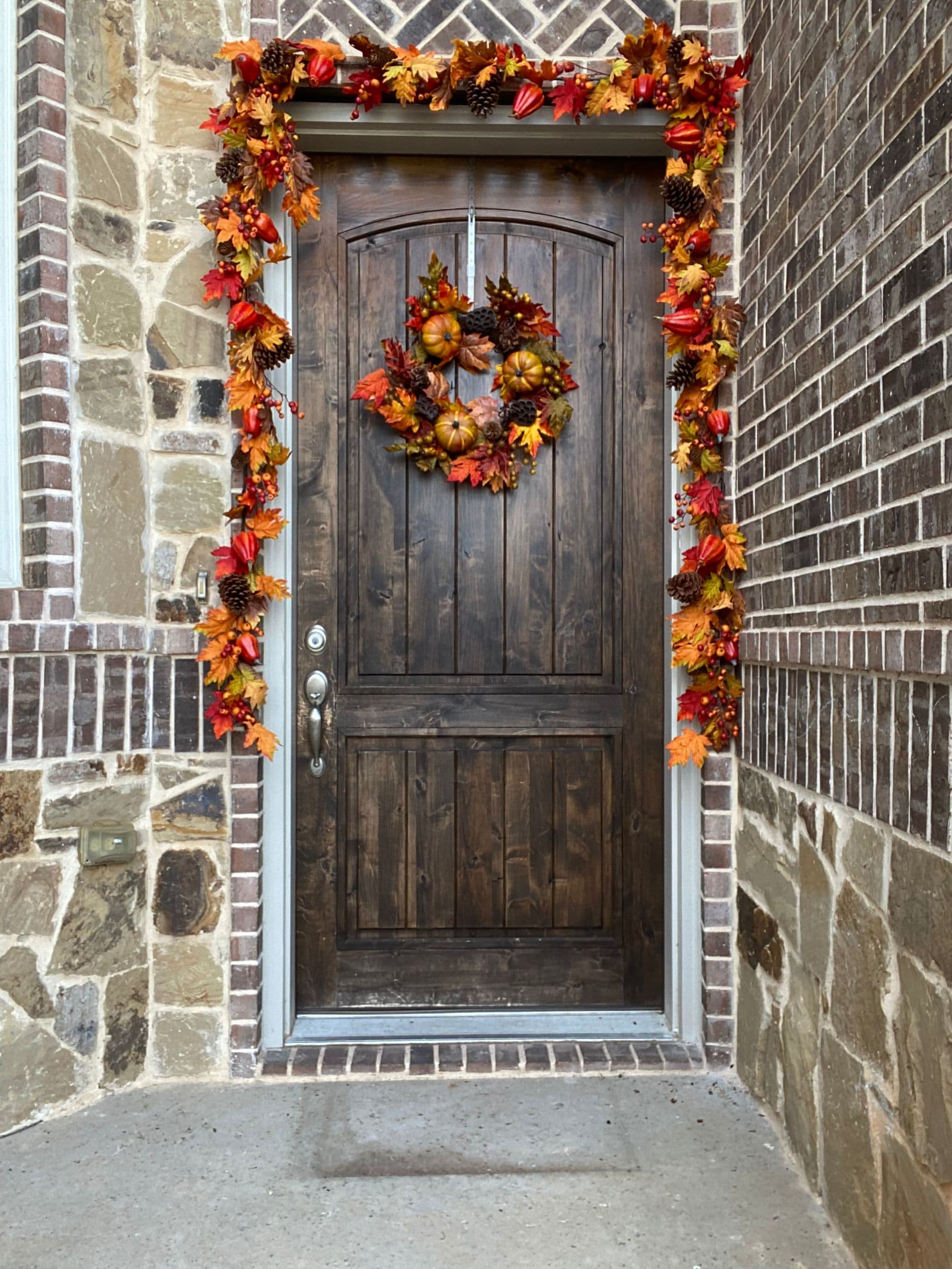 Add a fall wreath to your front door