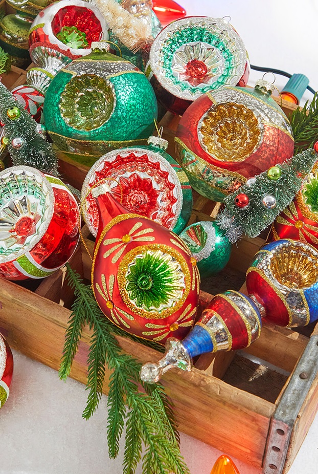 vintage Christmas decorations