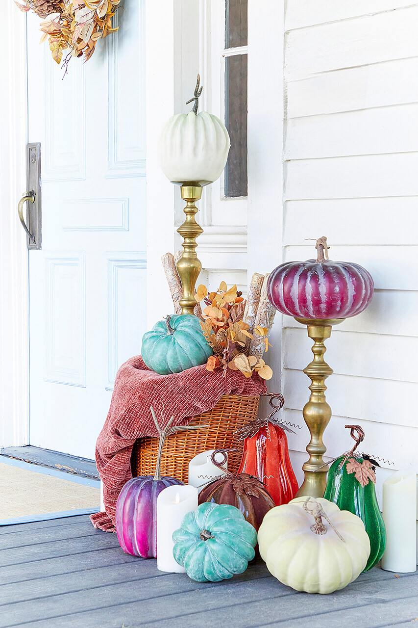 Purple Fall Decor