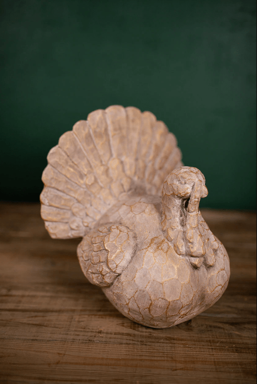Neutral colored chiseled turkey